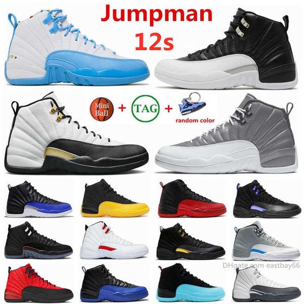 

jumpman 12s 12 basketball shoes playoff 2022 xii twist grind flu game university gold racer blue dark concord royalty triple black indigo