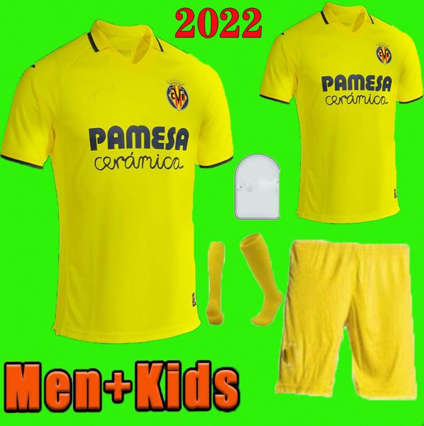 

22 23 villarreal cf soccer jersey home danjuma yeremy dia 2022 2023 trigueros parejo paco alcacer gerard pau coquelin chukwueze football shi, Black;yellow