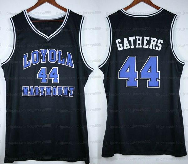 

custom throwback hank gathers #44 basketball jersey men's all stitched any name number xxs-6xl quality, Black;red
