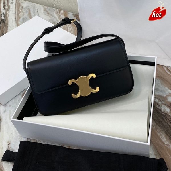

factory online export designer brand bag handbag leather old flower triumphal armpit teen one shoulder small square box