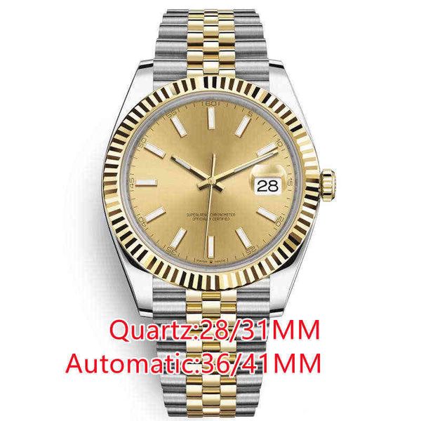 

huiya06 36mm mens precision and durability automatic movement stainless steel watch women waterproof luminous wristwatches, Slivery;brown