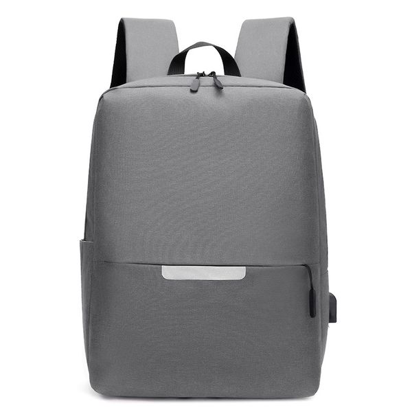 

oxford backpack usb cable business lapbag waterproof wearproof large capacity plain casual versatile korea style