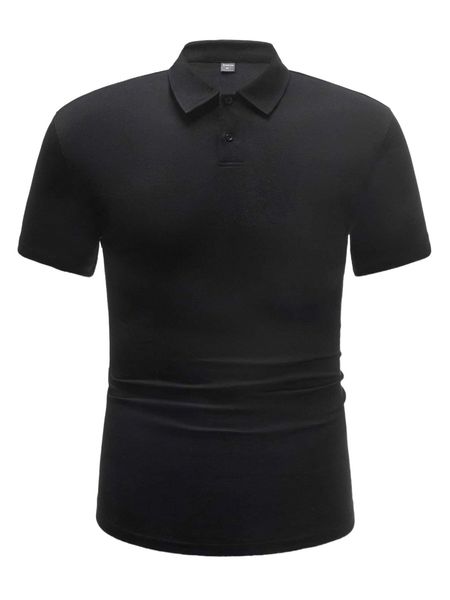 

men button detail polo shirt n3v7#, White;black