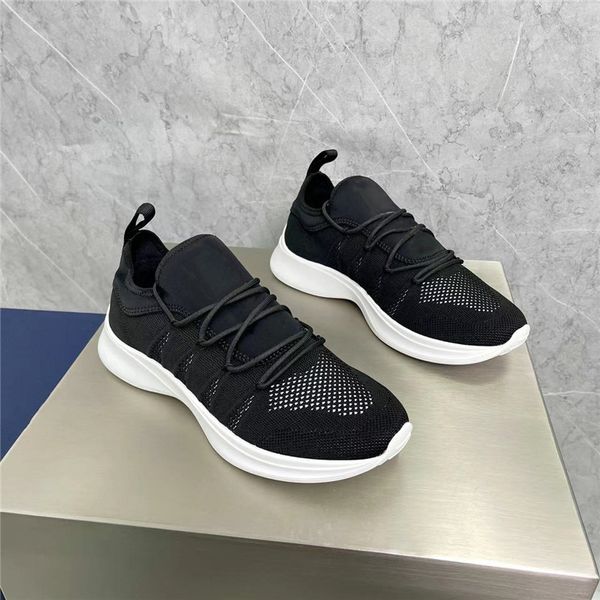 

summer new b25 mens sneakers classic design splicing collision color breathable casual running shoes, Black