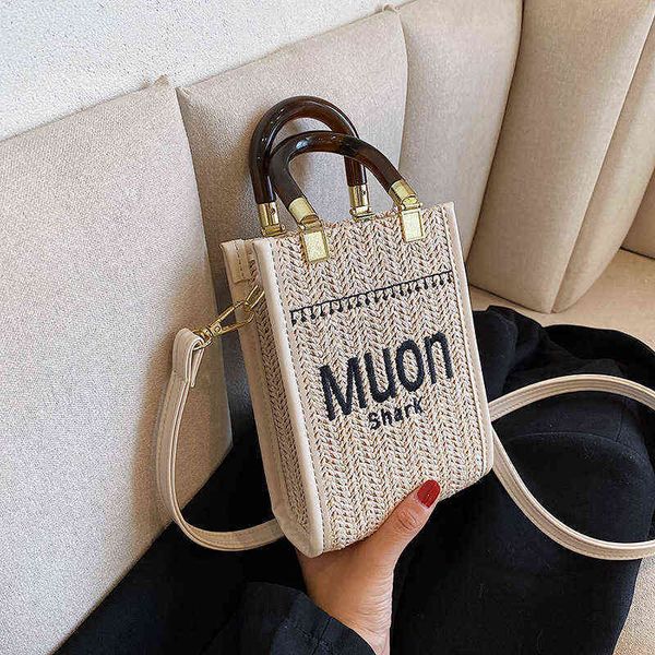 

fashion bag 65% off outlet online wholesale female summer 2022 new versatile ins fashionable hand-held square bag grass woven texture small