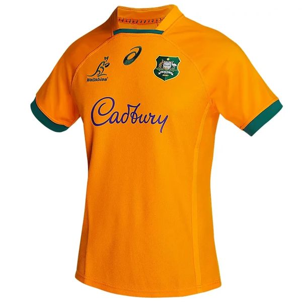 

2022 australia wallabies home gold rugby training jersey size s--l-5xl, Black