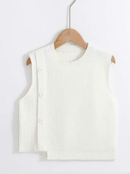 

toddler boys asymmetrical hem sweater vest she02, Blue