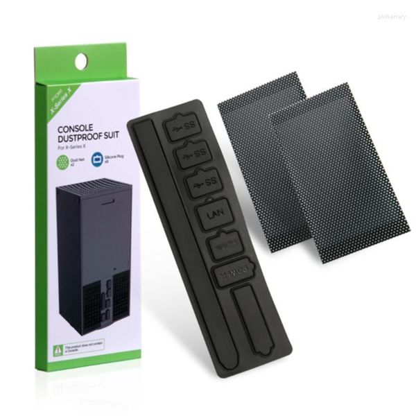 Controladores de jogo Joysticks Capa de poeira para X Box Series Console Dirt Mesh Cooler Filter Filter Profrove Phil22