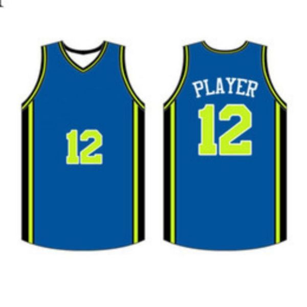 

basketball jersey men shirts black white blue sport shirt ne20220040401