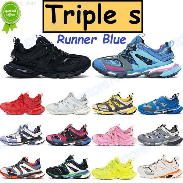 

roller shoes triple s 3 .0 mens casual shoes platform sneakers runner blue grey white navy black yellow pink trainer lime men women sport ch
