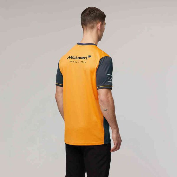 

f1 t shirt mclaren jersey 2022 new reprint official website layout men's team uniform formula 1 t-shirt women's spring casual loos, White;black