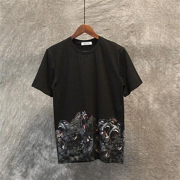 

luxury mens designer t shirt mens clothing 3d orangutans summer t shirt hip hop men women short sleeve size s-xxl wy875215h, Blue