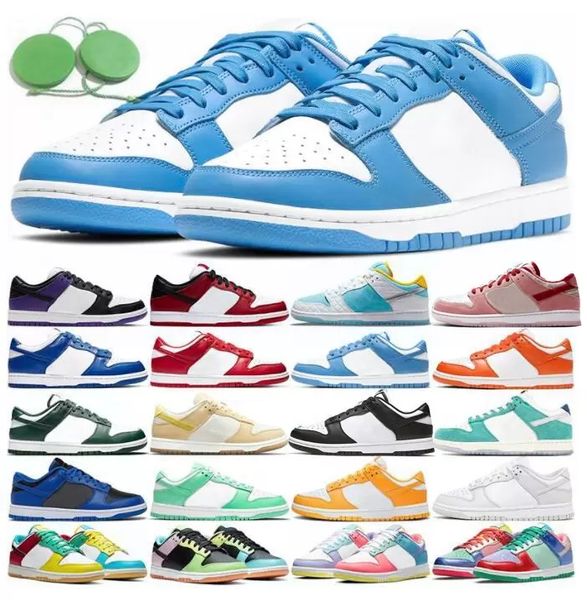 

panda white black casual shoes university blue championship red designer sneakers chunky dunky laser orange unc trainers men women low shoe