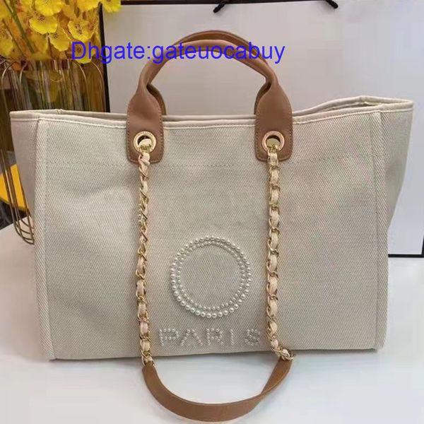

fashion designers evening bags luxury brand ch handbags pearl beach bag canvas female portable high-capacity classic trend women big handbag, Black;red