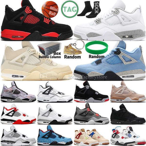 

oreo sail university blue 4 4s mens jorden basketball shoes fire red thunder white cement black cat bred infrared lighnting diy metallic men