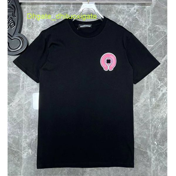 

loose ch men's t shirts brand man t-shirt luxury summer women cross sanskrit tees letter designer tshirts boy fashion round neck shirt, White;black