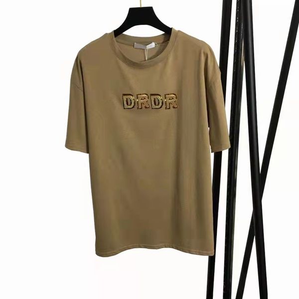 

luxurys designers t shirts fashion letter printing short sleeve casual clothes t-shirts clothing lady tees, White