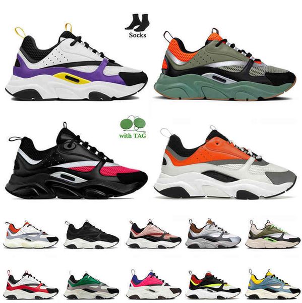 

women mens b22 b23 designer casual shoes violet white orange olive reflective black platform canvas mesh calfskin patchwork vint 2lac