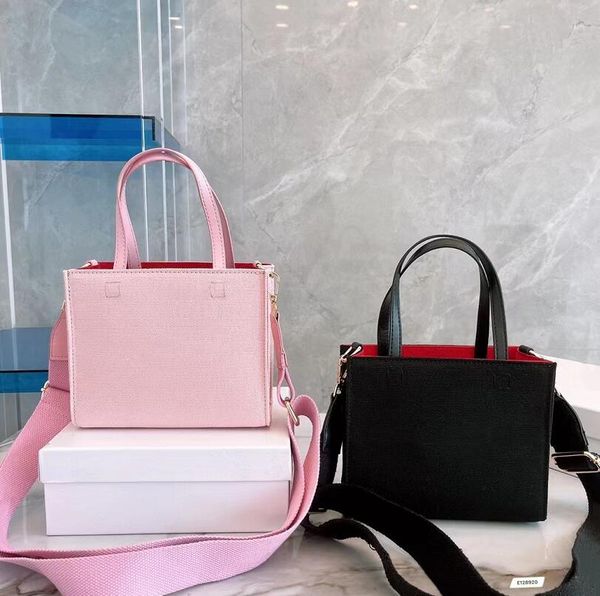 

solid color high capacity shopping bags beach vacation totes shoulder bag underarm fashion women handbags canvas designer cross body handbag