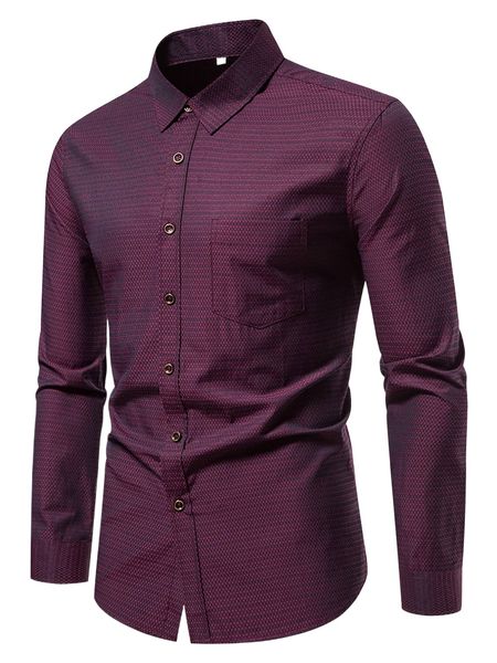 

men allover geo print shirt j1ah#, White;black