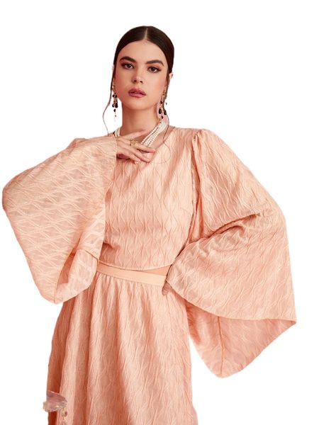 

solid flounce sleeve crop j5rz#, White