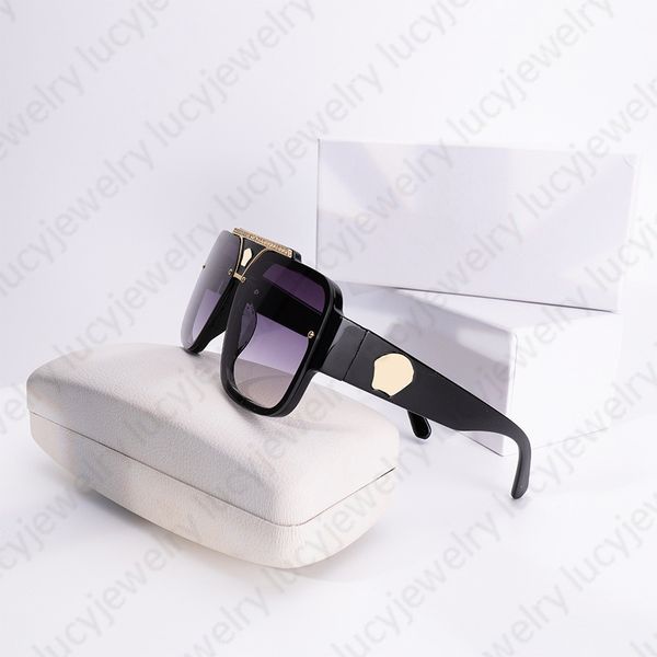 

fashion sunglasses for man woman designer summer polarized sun glasses classic retro rectangle frame adumbral 7 colors opti, White;black