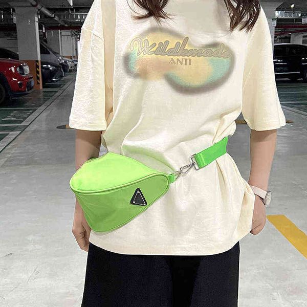 

factory outlet deals new fashion leisure triangle messenger single shoulder chest sports style waist bag trend simple and versatile solid co
