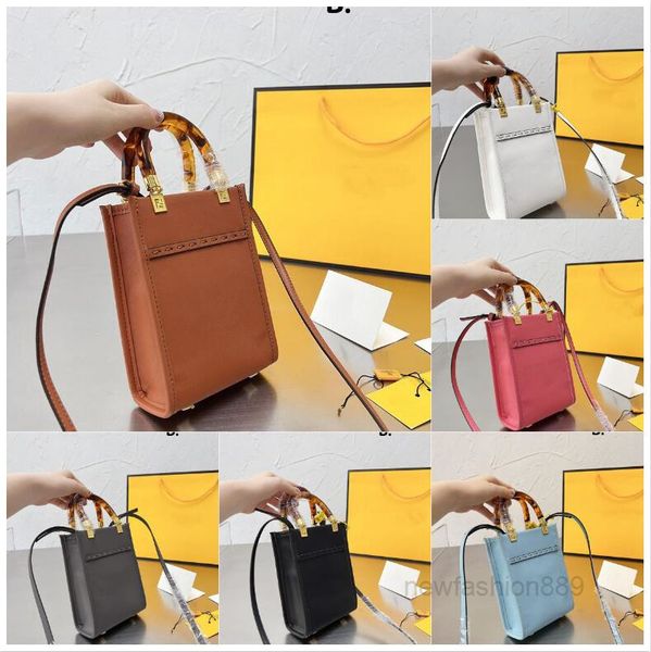 

shoulder bags designer sunshine mini tote handbag women hand bag clutch purse crobody totes amber double handle claic letters silver hardwar
