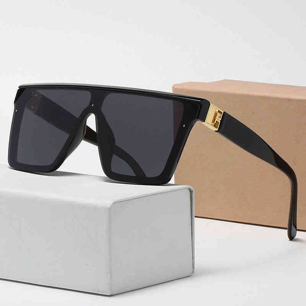 

designer ray cycle luxurious adita quay fashion sunglasses womans mens fashion large frame conjoined version trend travel street shooting an, White;black