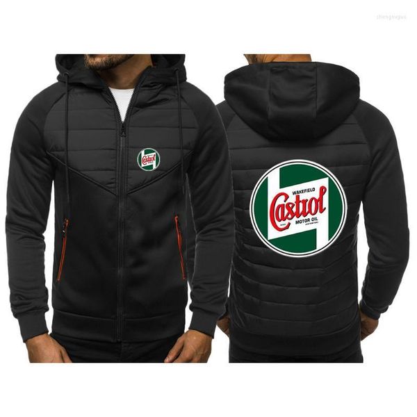 Herren Hoodies Sweatshirts 2022 CASTROL SIGN Winter Casual Dicke Warme Wasserdichte Parkas Männer Outwear Winddichte Kapuzenjacke Harajuku Comfor