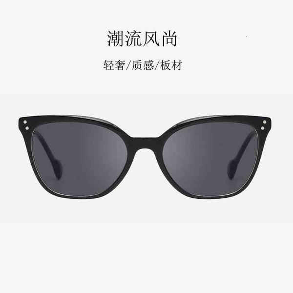 

sunglasses fashion cat's eye plate polarized for sun environment hbpw, White;black