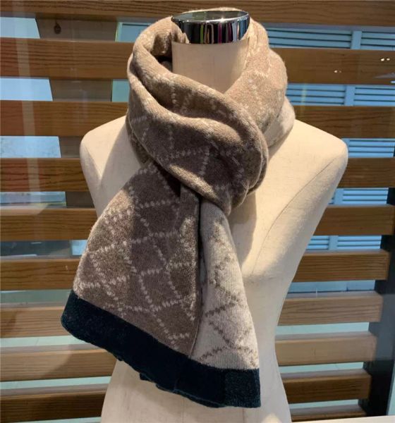 

winter designer cashmere scarf for men womens fashion scarf brand classic letters print warm soft scarves shawls wool women mens scarfs 2204, Blue;gray