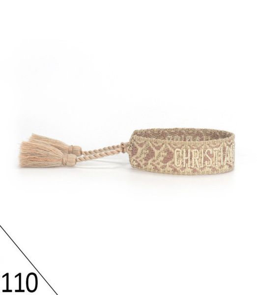 

designers adjustable brand bracelet luxury woven friendship bangle for women men vintage braided bangles embroidery tassel bracelets jewelry, Golden;silver