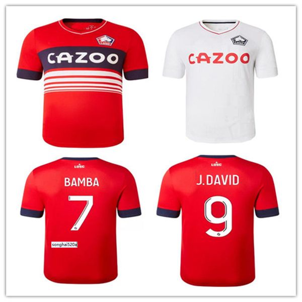 

losc lille 2022 2023 soccer jerseys burak j david fonte bamba yazici football shirt 22 23 lille olympique r. sanches 10 maillot kids, Black;yellow