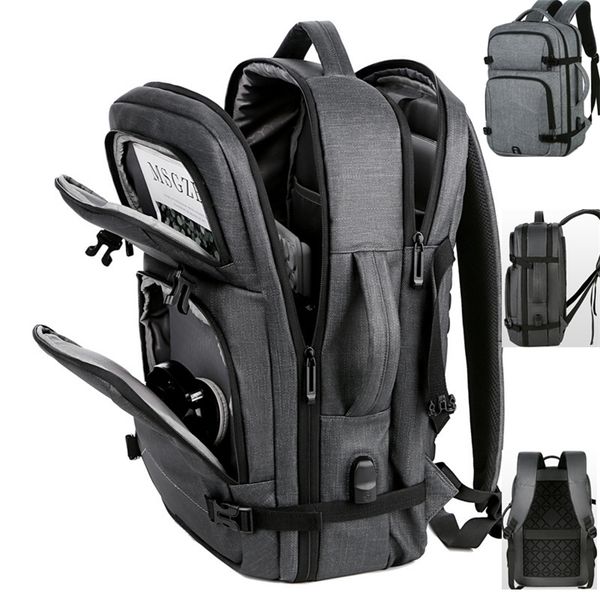 

luxury large business backpack for men women 156" lapbag usb schoolbag rucksack computer backbag mochila travel daypack 220707