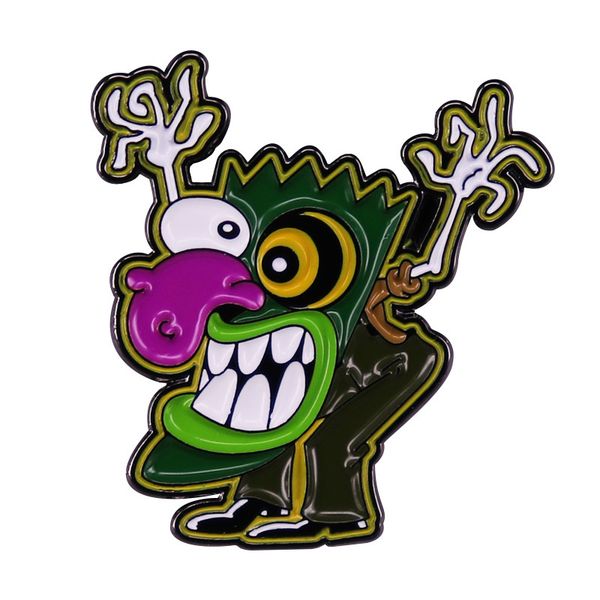 

cartoon film character enamel pin badge brooch, Blue