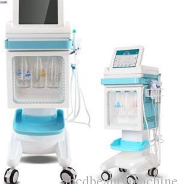 

oxygen dermabrasion skin rejuvenation deep cleansing facial deep cleansing facial cleansing water peeling facial cleaning jet peel machine, Black;white