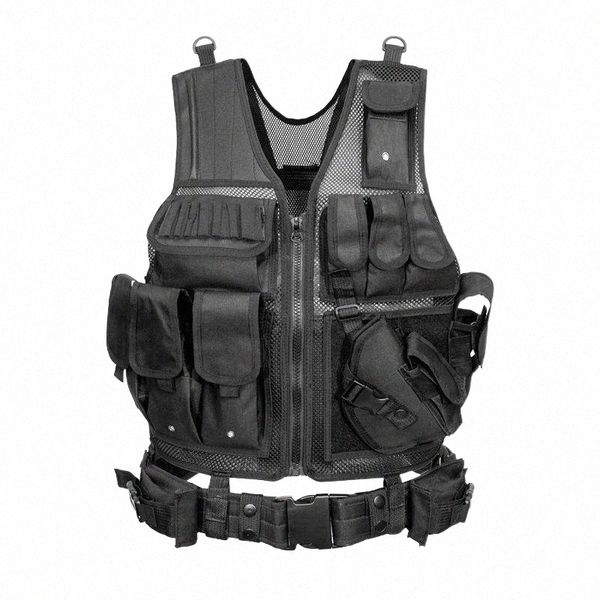 

men's jackets 2021 tactical vest military combat armor vests mens hunting army adjustable outdoor cs training 82qs#, Black;brown