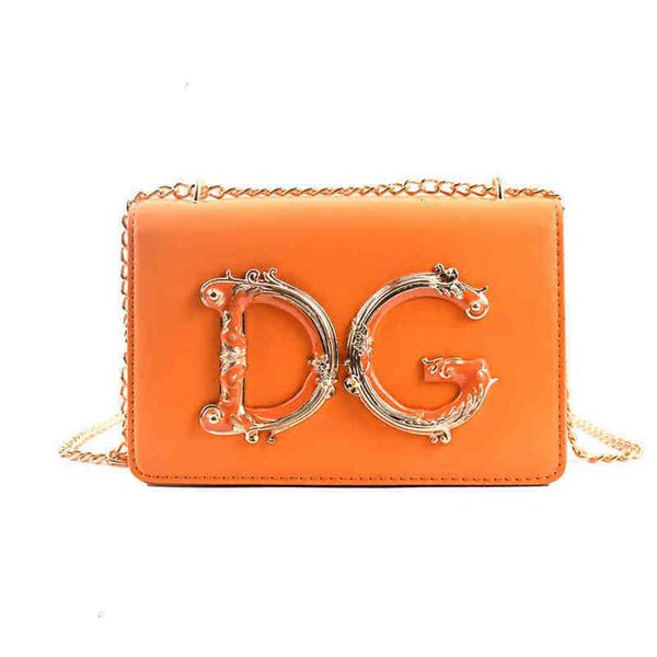 

women's designer letter bags chain single shoulder color small messenger handbag