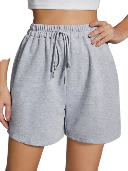 

drawstring waist track shorts 02uo#, White;black