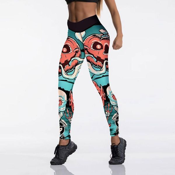 

leggings sell womens black digital print pants trousers stretch plus size