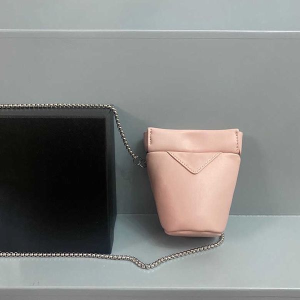 

2023 mini small round bucket bag exquisite coin purse fashion street style single product messenger shoulder small triangle high-quality bag