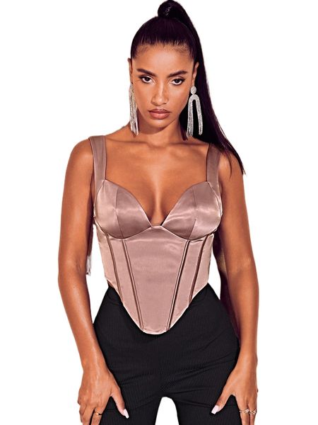 

bae solid bustier cami s2ja#, White