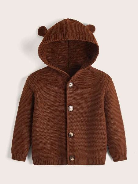 

toddler boys 3d ears design hooded cardigan she01, Blue