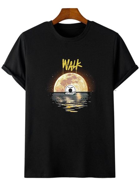 

men letter graphic tee a8az#, White;black