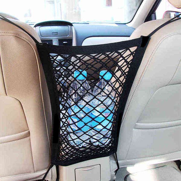 

2pc car seat back storage bag car storage bag car mesh net bag for ford focus 2 1 fiesta mondeo 4 3 transit fusion ranger mustang y220414