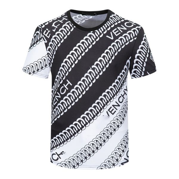 

fashion designer t-shirt men's letter embroidery t-shirt clothing short angel sleeves cym29, White;black