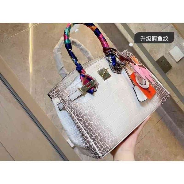 

designer handbags birki meenger one bag houlder factory ame hand 2022 h leather women' birkinss platinum luxury bag kl