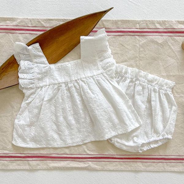 Kleidung Sets Deer Jonmi 2022 Sommer Geboren Baby Mädchen Prinzessin Outfits Ärmel Tops Shorts 2 stücke Koreanische Stil Kleinkinder Nette SetsClothing Clothin