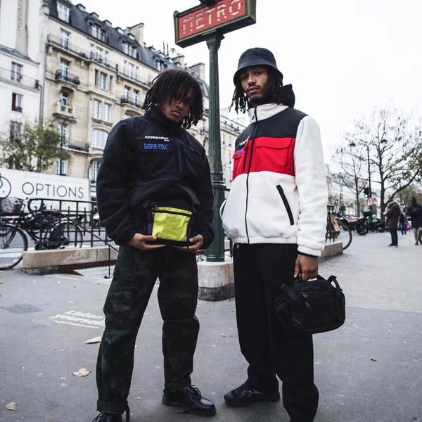 

usa men high street expedition jackets spring fashion skateboard windbreaker coats autumn hip hop polar fleece zipper outdoor keep warm hood, Black;brown